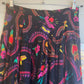 1980s Black ‘Mexican’ Patterned Skirt