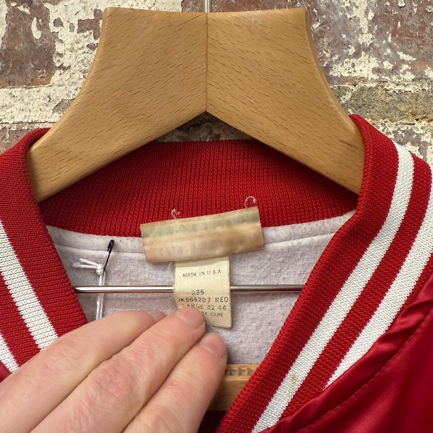 1980s Red U of L College Bomber Jacket