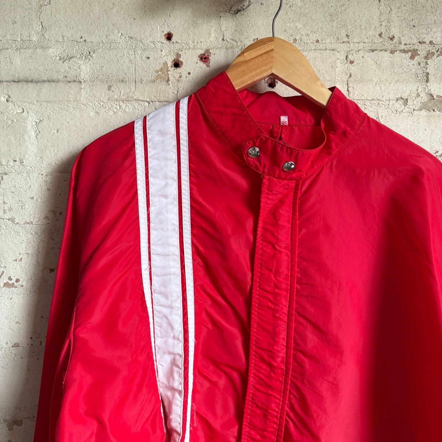 1980s Red Champion Racing Track Jacket