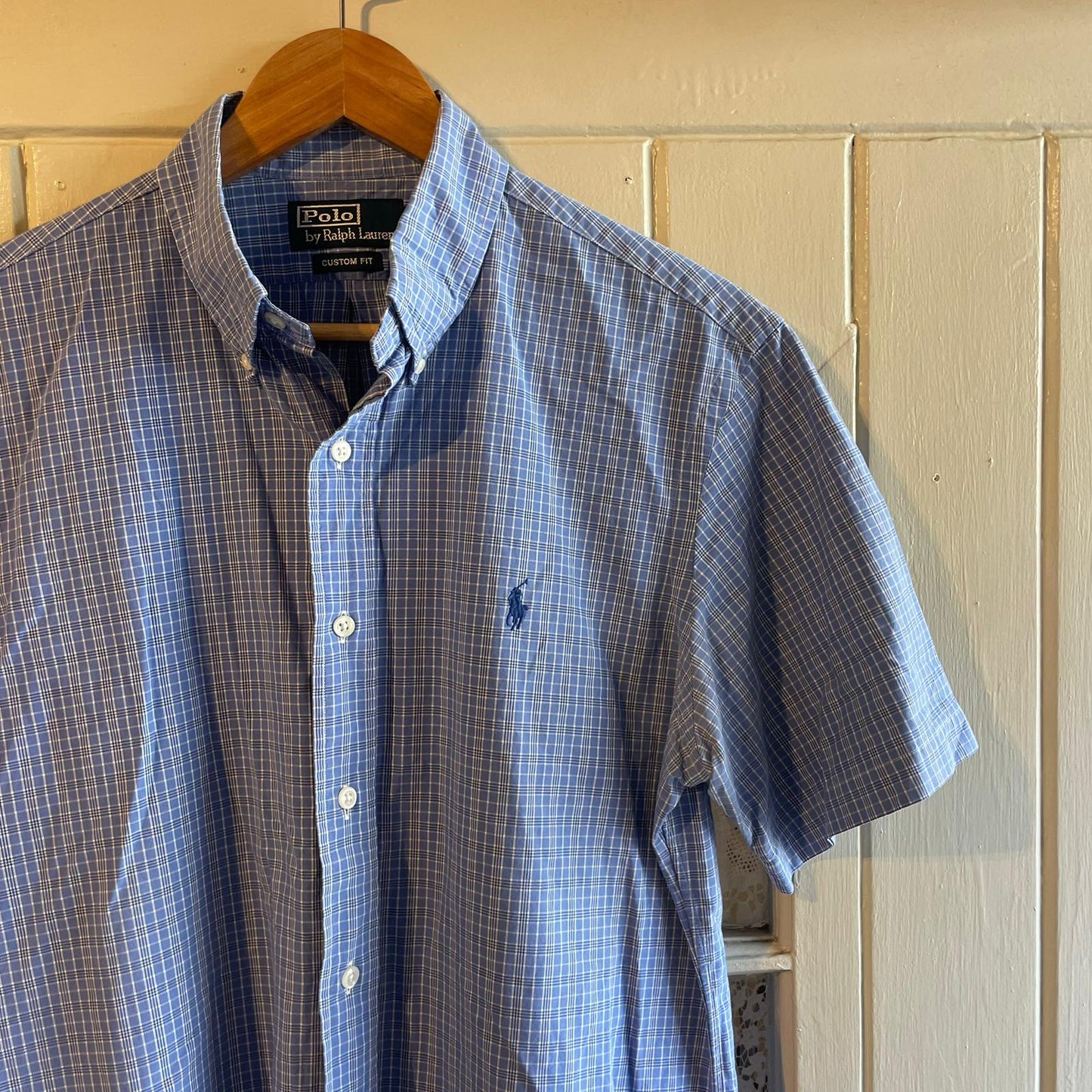 1990s Blue Checkered Ralph Lauren Shirt