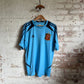 2000s Blue Spain Adidas Blue training top