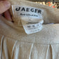 1980s Beige Jaeger Silk Skirt