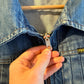 1970s Blue Denim Zip Trucker Jacket