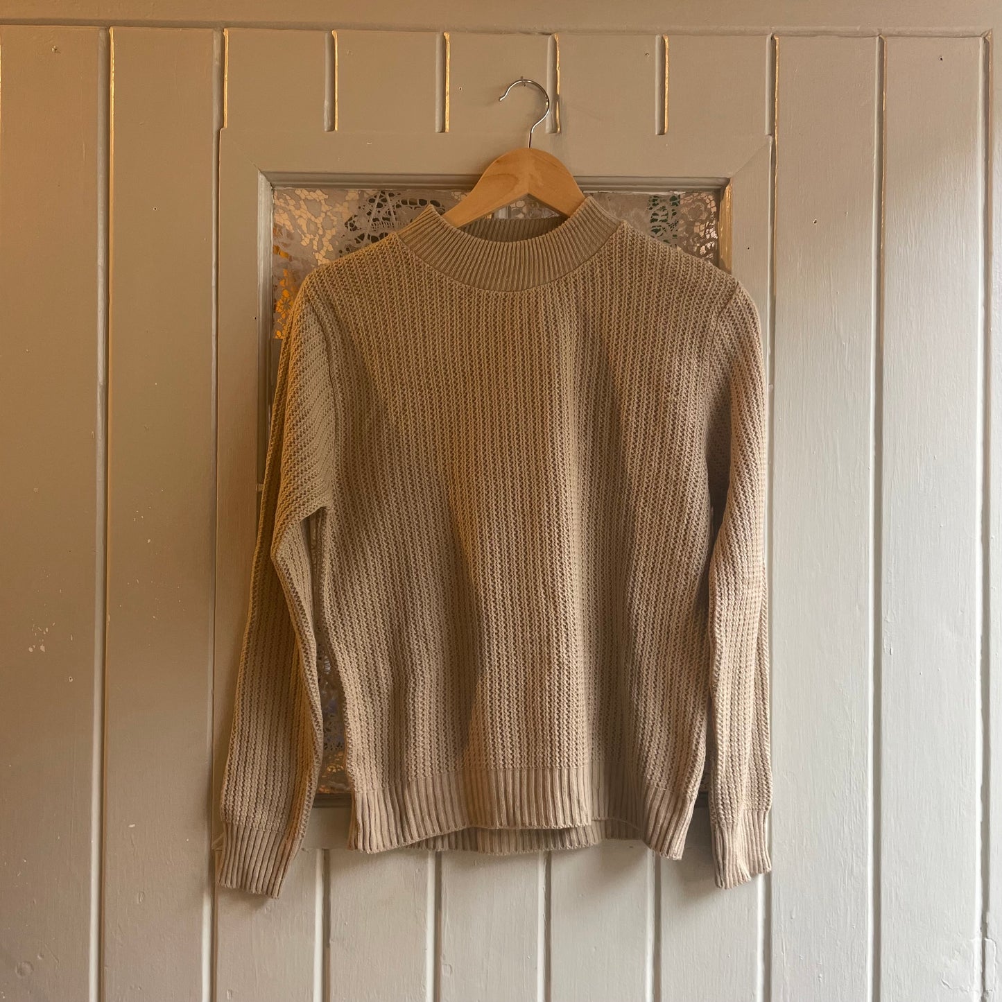 1970S Camel Knitted Jumper