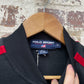 Vintage 1990s Black Polo Sport Ralph Lauren Button Up Sweatshirt Jumper