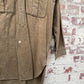 1950s British Military Wool Smock Shirt