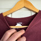 1990s Maroon Champion College Reverse Weave Sweatshirt