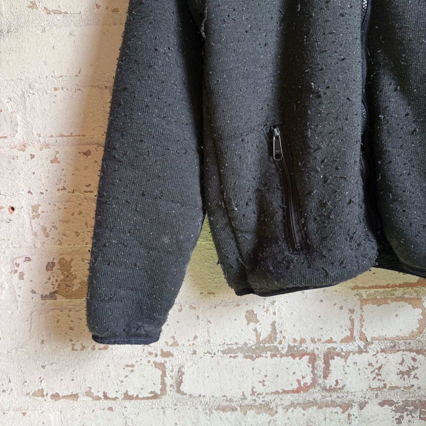 1990s Black Penfield Fleece Zip Jacket