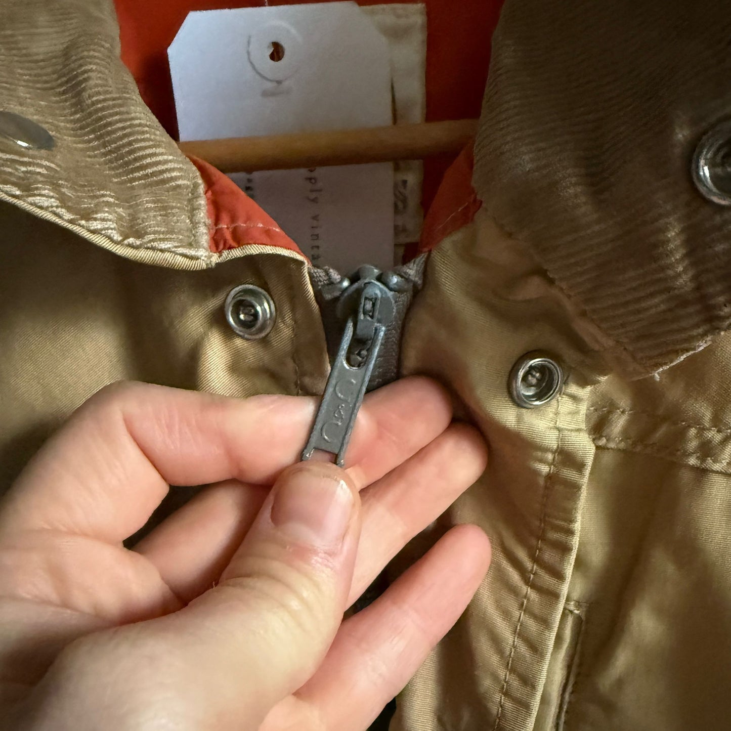 1970s Beige Sierra Designs Walking Parka Coat