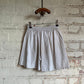 1990s White Super Mario Graphic Cotton Shorts