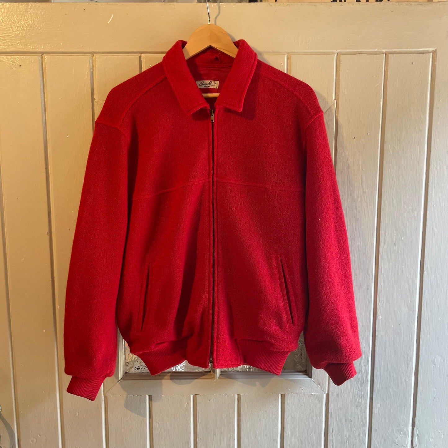 1970s Red Arnold Palmer Harrington Jacket