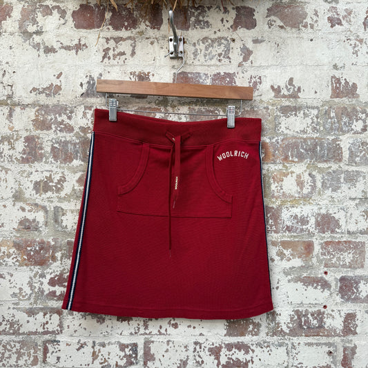 2000s Y2K Red Woolrich Mini Skirt