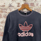 1980s Black Graphic Adidas Sweatshirt