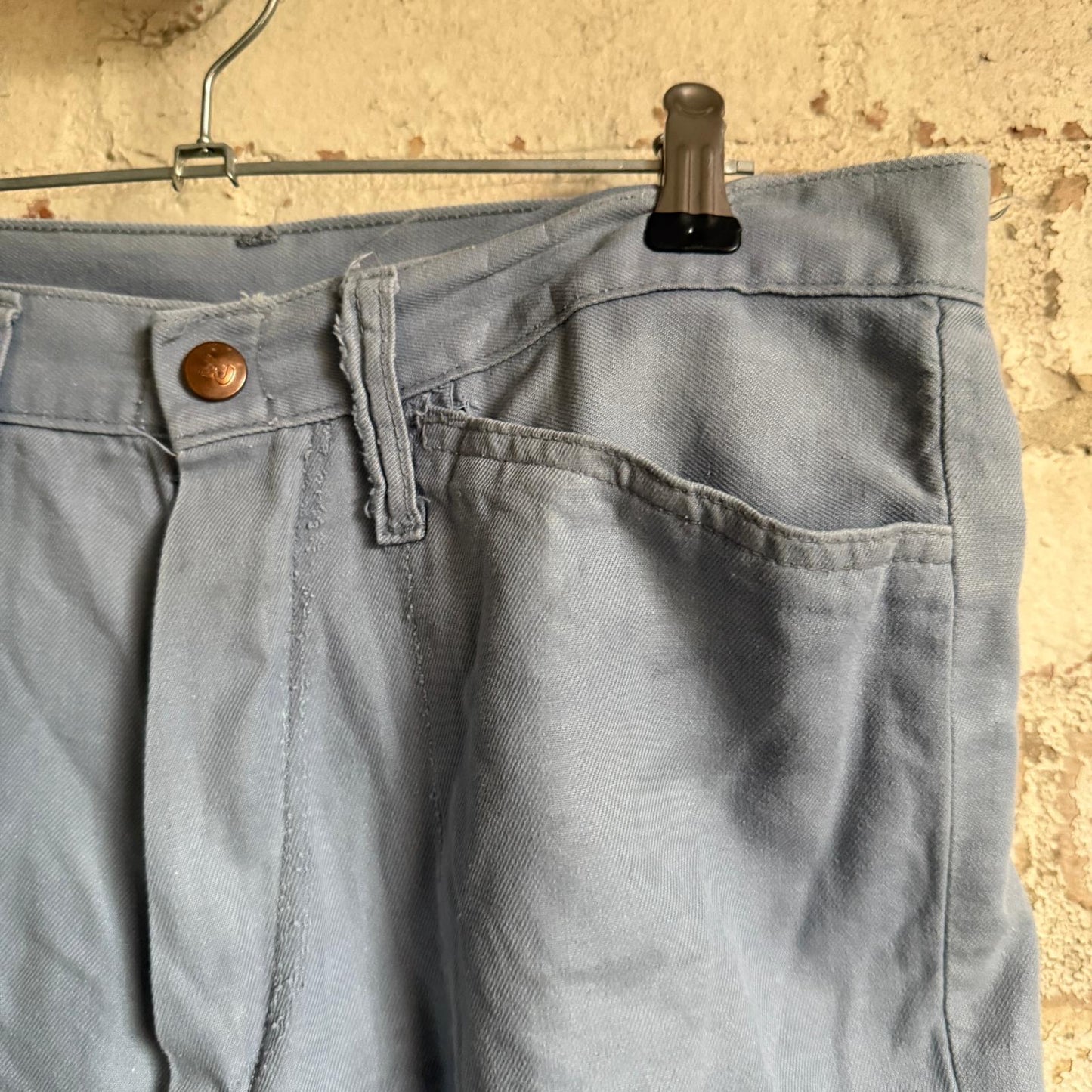 1970s Grey Cotton Shorts