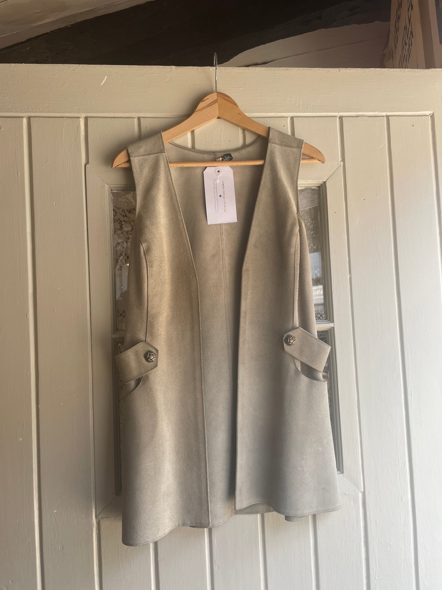 1970s Suede Two Piece