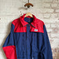 1980s Red and Navy Dolomite Ski Jacket