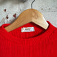 1980s Orange / Red Knitted Jumper