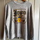 1970s Grey College Graphic Sweatshirt