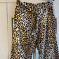 1960s Leopard Punk Print Trousers