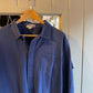 1980s Navy Blue Cotton Chore Work Jacket