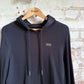 Black Barbour International Hoodie Jumper