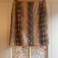 2000s Y2k 1990s Snakeskin Mini Skirt