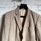 1960s Beige British Summer Blazer Jacket