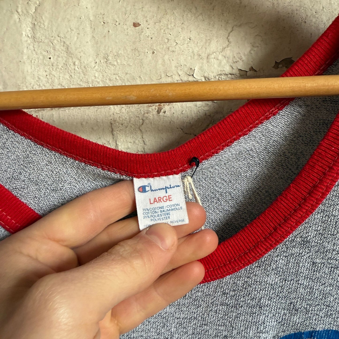 1970s Grey Harvard College Champion Graphic Vest