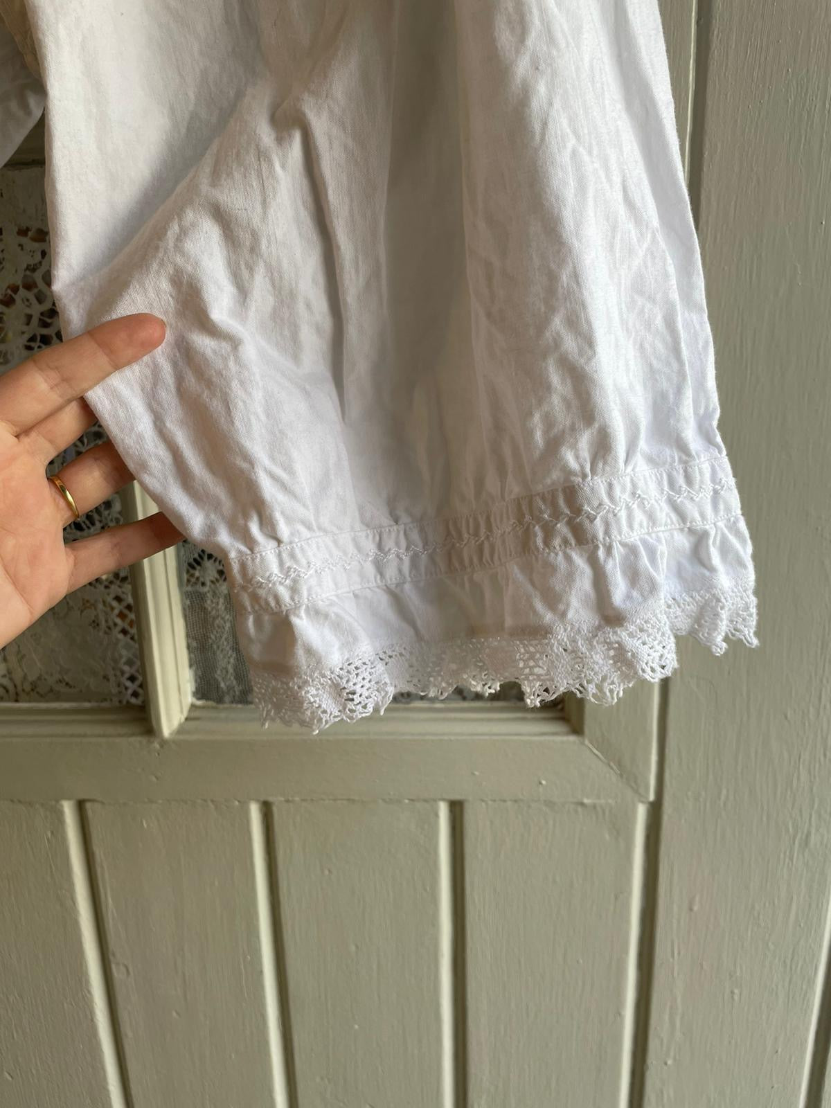 1930s White Victorian Cotton Bloomers