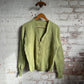 1950s Lime Green Wool Knitted Cardigan Jumper
