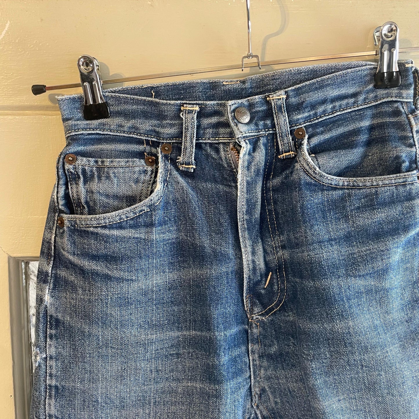 1960s Levis Big E Selvedge Denim Homemade Skirt