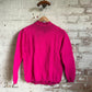 1970s Pink Knitted British Cardigan Jumper