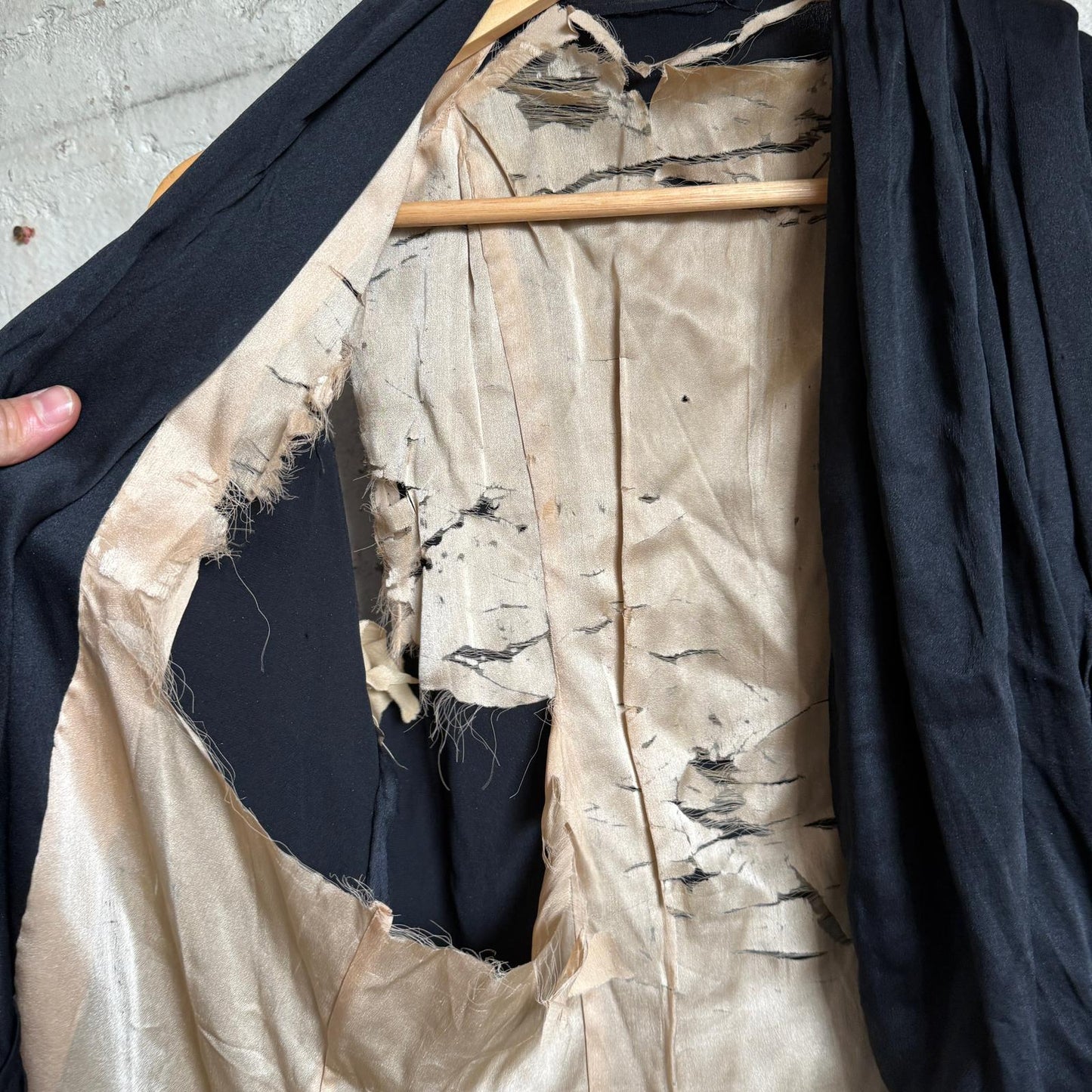 1880s 1890s Black Silk Victorian Edwardian Waistcoat Blouse