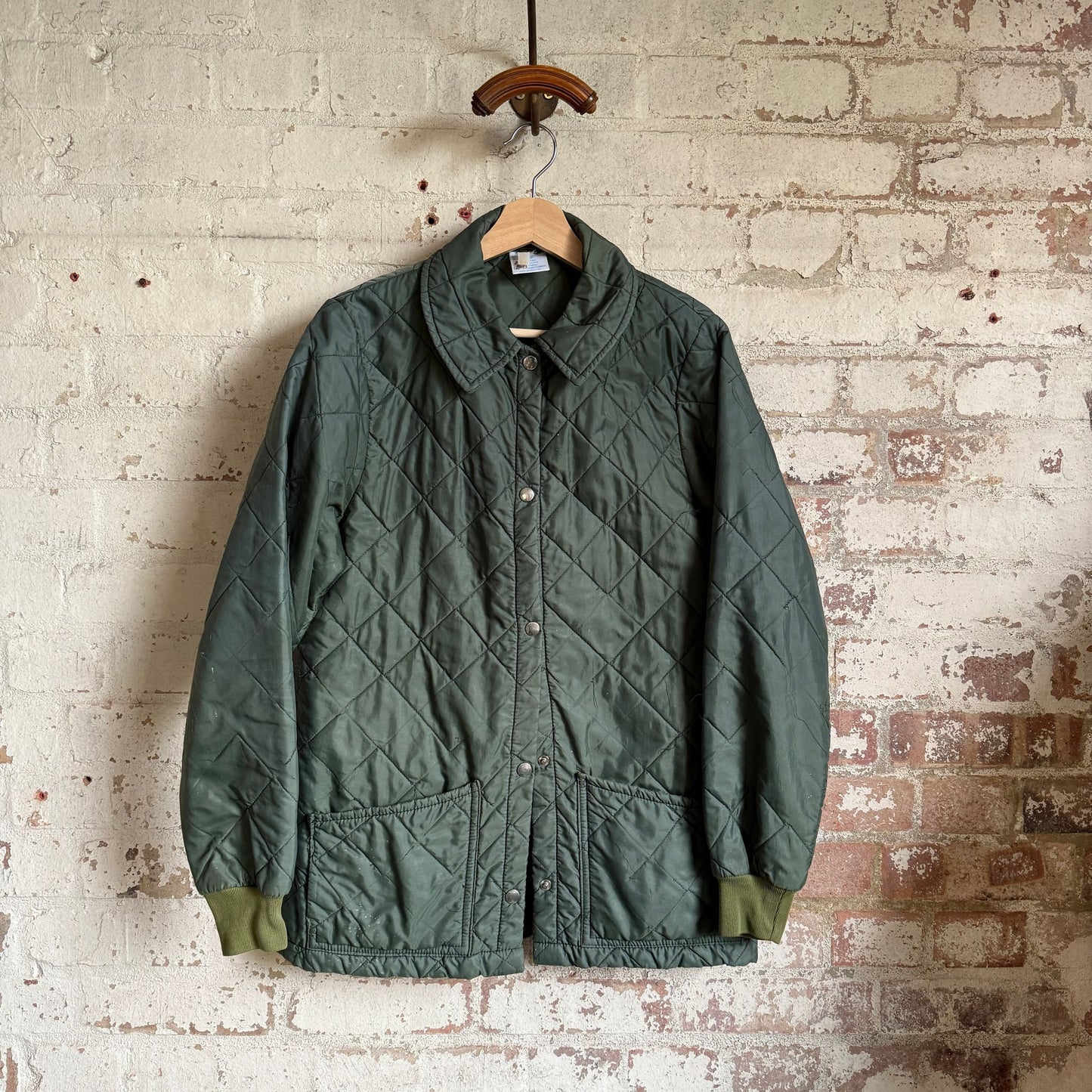 1980s Green Padded Jacket