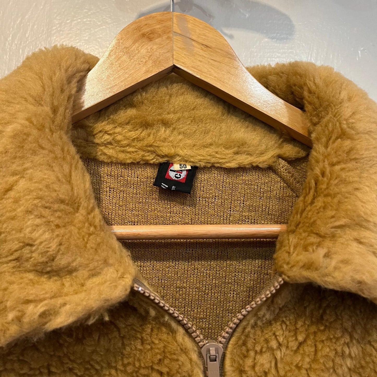 1970s 1980s Unusual Fur Italian Zip Up Jacket