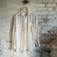1980s Cream Silk Long-sleeve button up Shirt