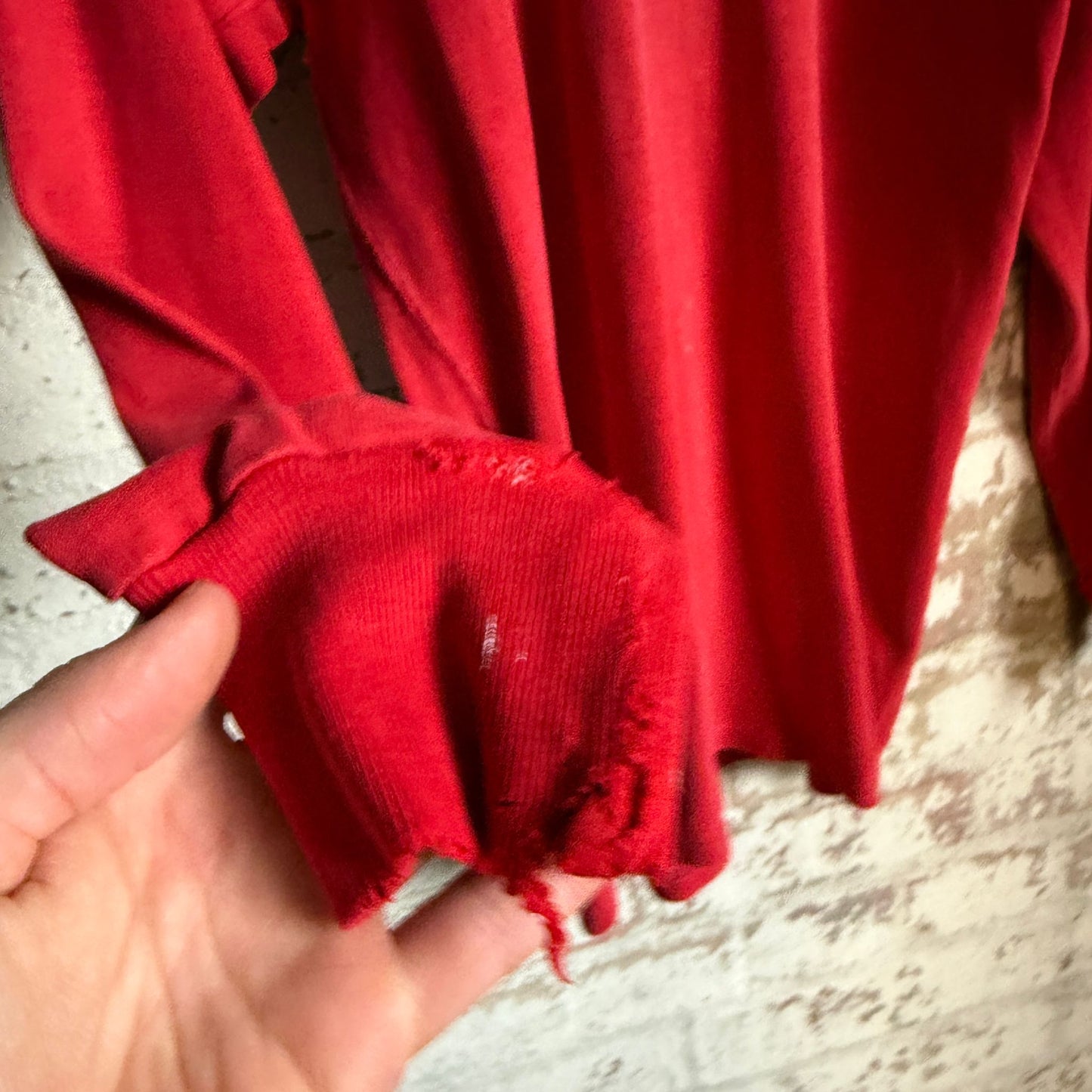 1960s British Red Rugby Shirt