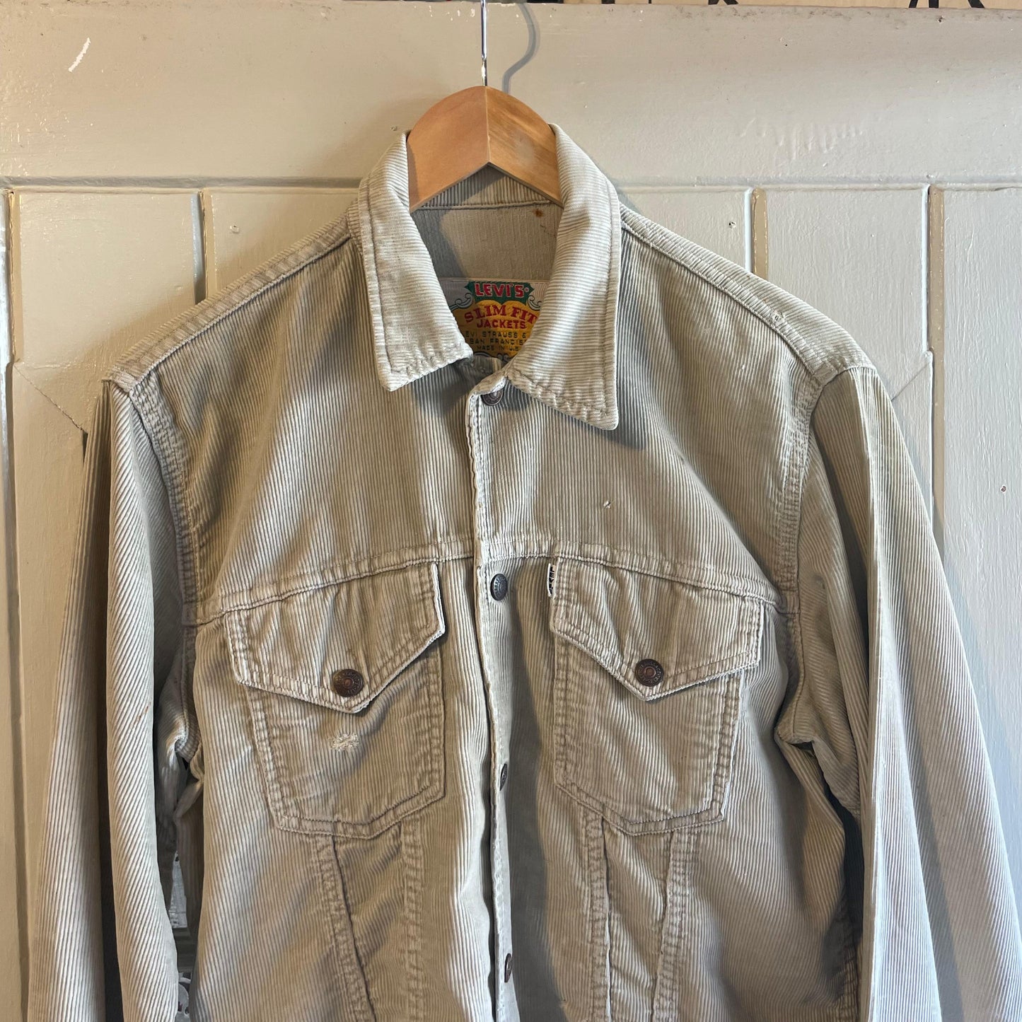 1960s Beige Levi Big E Corduroy Jacket