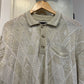 1970s Beige Knitted Polo Shirt