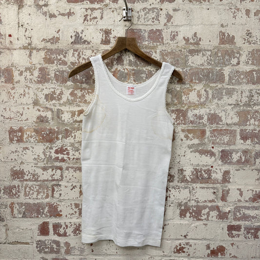 1960s White Vest Top