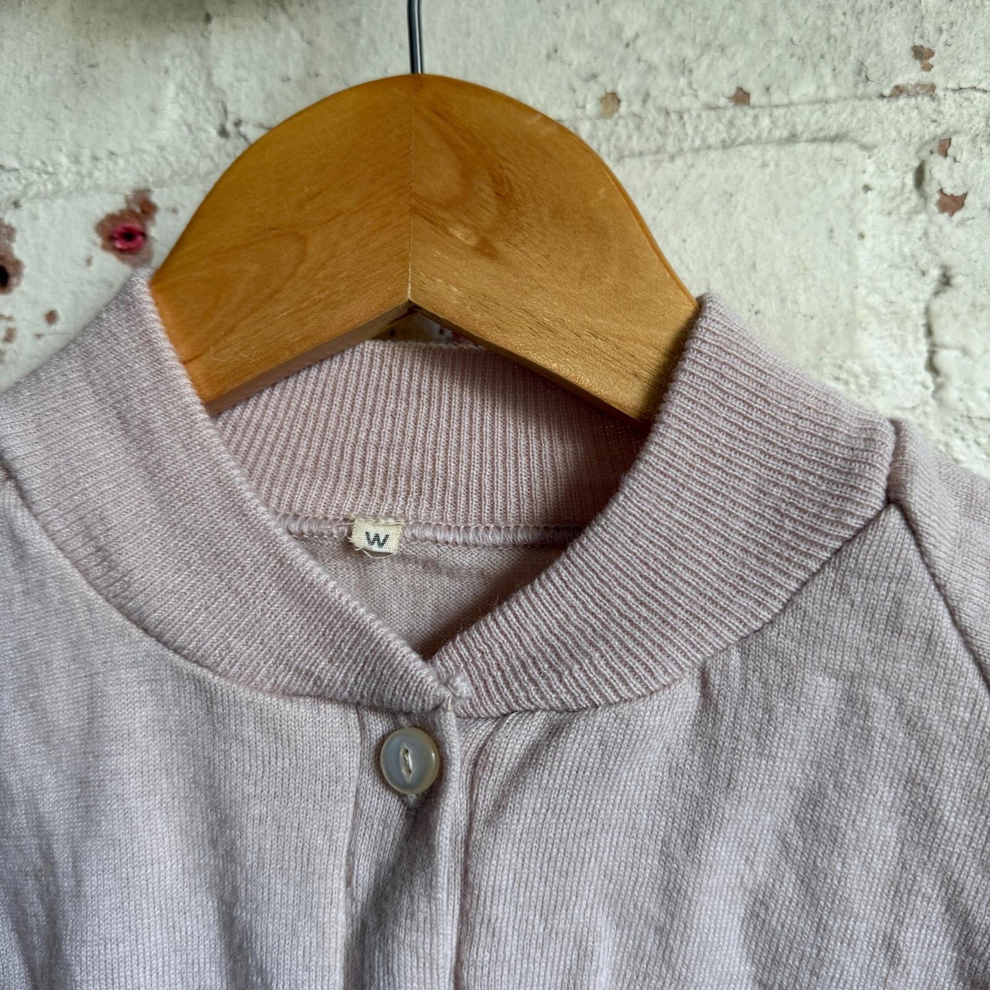 1960s Beige Rayon Button Blouse Cardigan Top