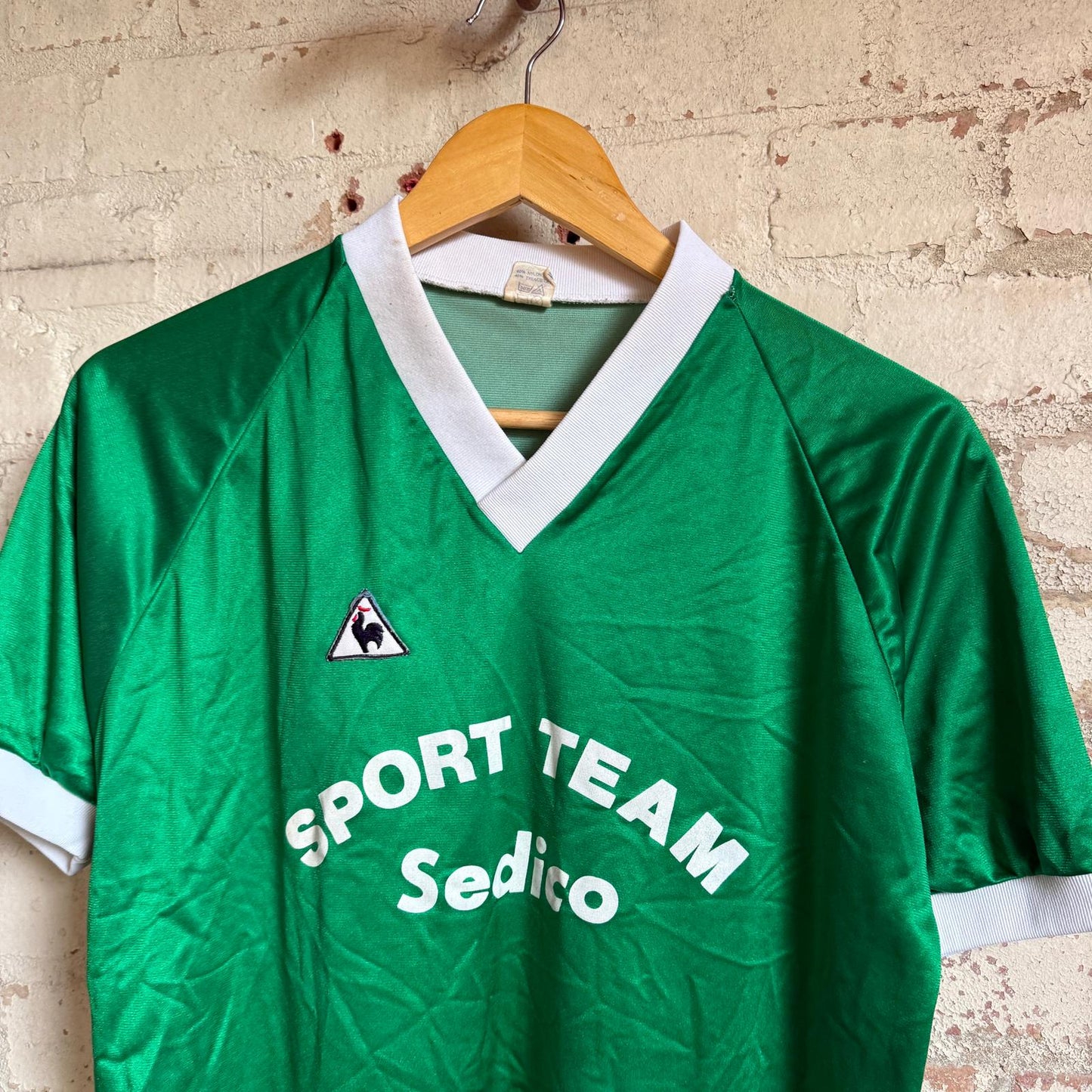 1970s Green Le Coq Sportif Football T-Shirt
