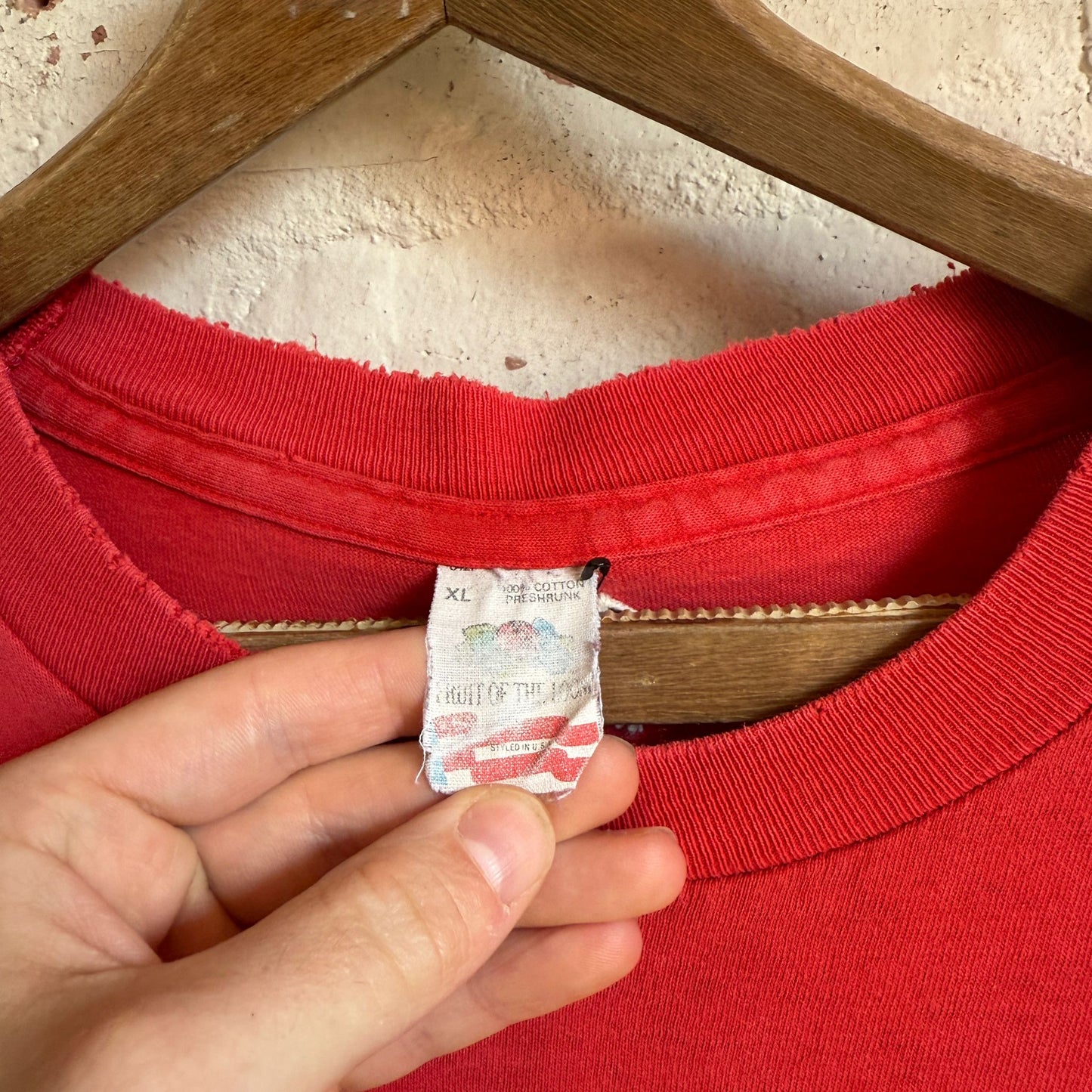 1990s Red FOTL Blank T-Shirt