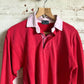 1960s British Red Rugby Shirt