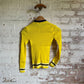 1970s Yellow Button Knitted Long Sleeve Top