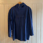 1970s Navy Cotton Smock Parka Pullover Jacket