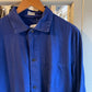 1970s Blue Light Navy Cotton Chore Work Jacket