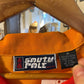 2000s Y2K Orange South Pole Graphic Button Shirt