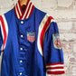 1950s Butwin US Military Satin Short Sleeved Varsity Jacket