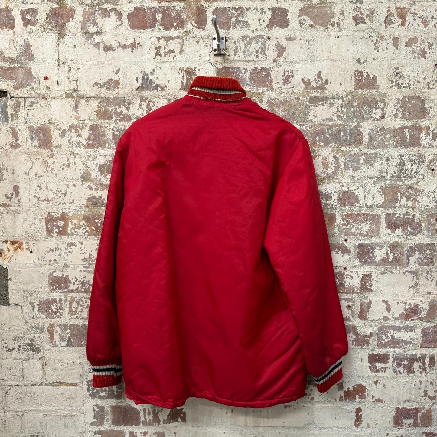1970s Red Racing Padded Jacket